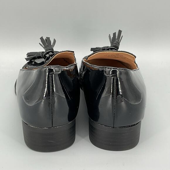 NEW Bandolino Women’s Linzer Patent Tassel Loafer Black Size 6M - Picture 4 of 10